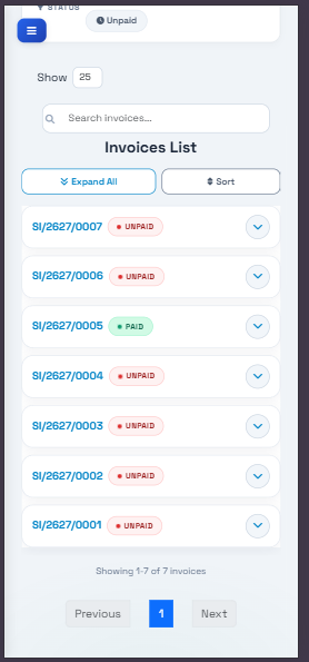 InvoSaaS Android App Preview